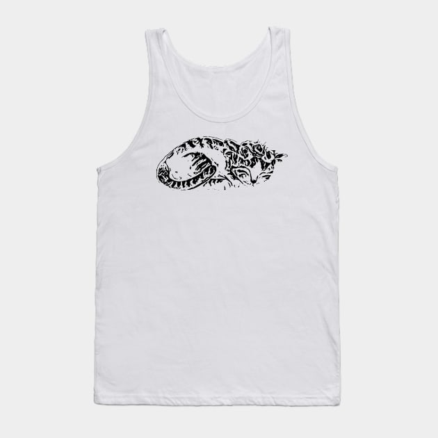 Cat Tank Top by Nimmersatt